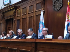 14 June 2021 National Assembly Speaker Ivica Dacic addresses the International Secretariat of the Interparliamentary Assembly on Orthodoxy